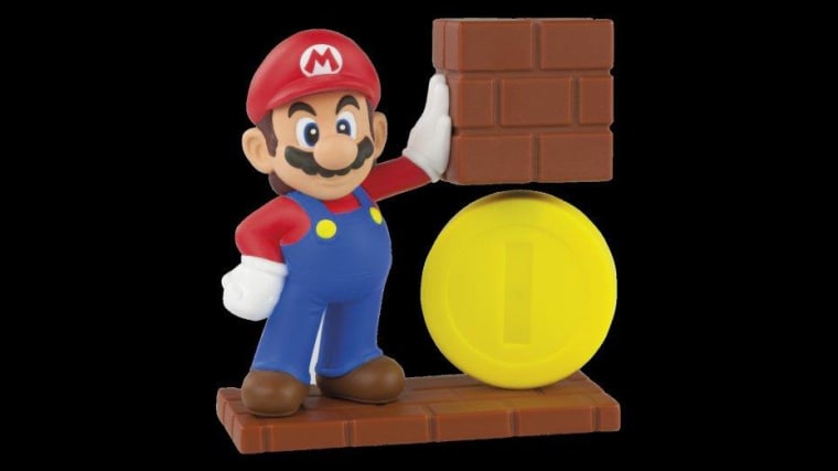 Image: Mario, one of eight "Mario"-themed Happy Meal available from McDonalds, but only in the UK.