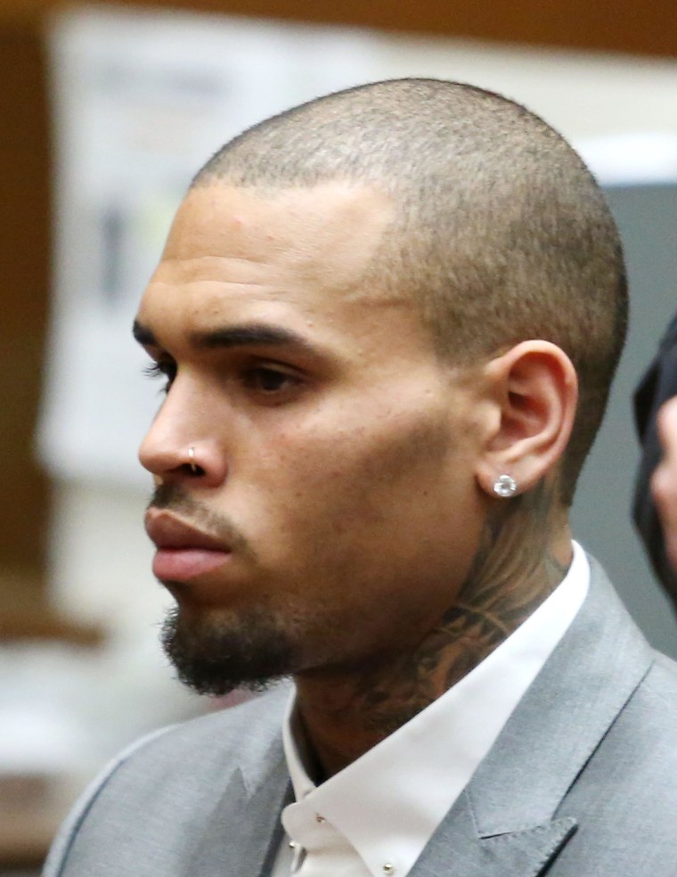 Chris Brown in February 2014.