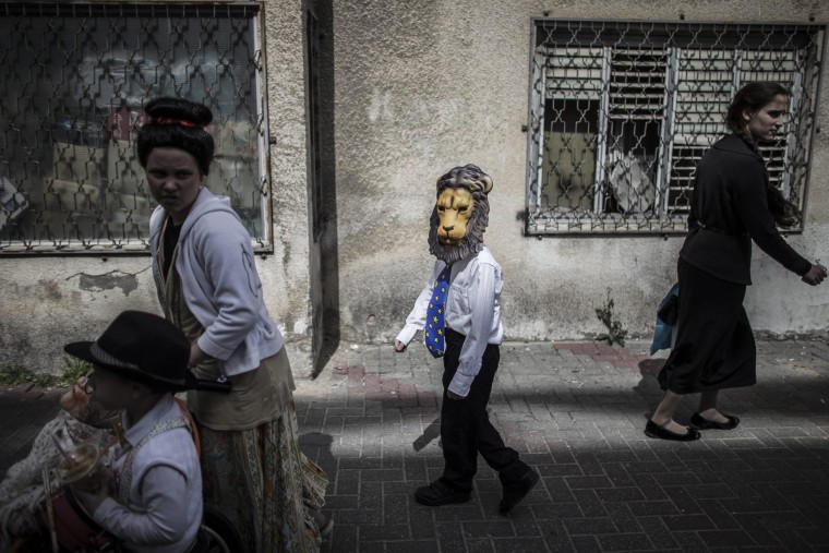 Image: Purim in Bnei Brak