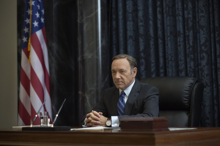 Kevin Spacey as Frank Underwood in Netflix's "House of Cards."