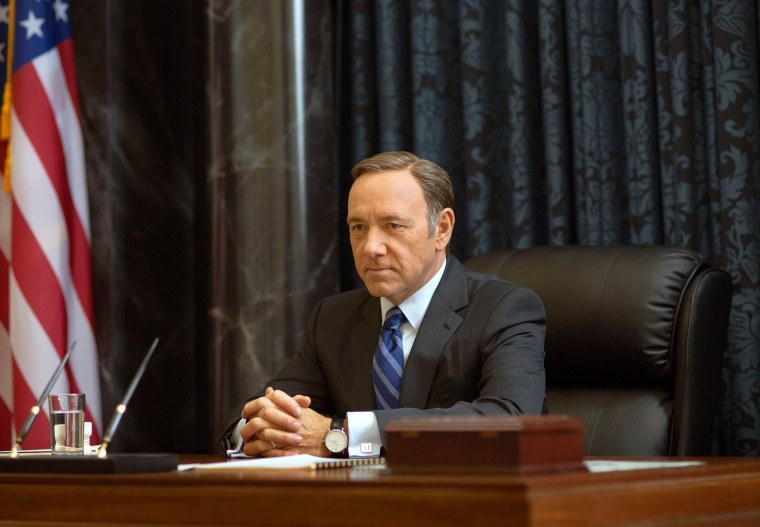 Image: Kevin Spacey as Francis Underwood in a scene from \"House of Cards.\"