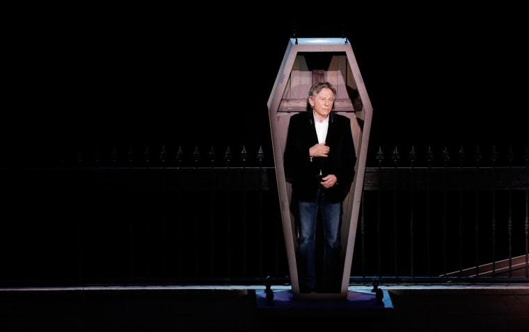 Image: Roman Polanski takes part in the presentation of the musical \"Le Bal des Vampires\" (Dance of the Vampires) in Paris