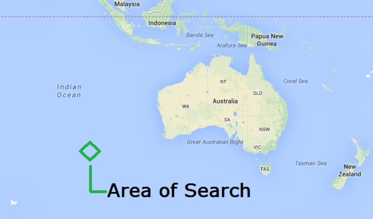 IMAGE: Map of search area
