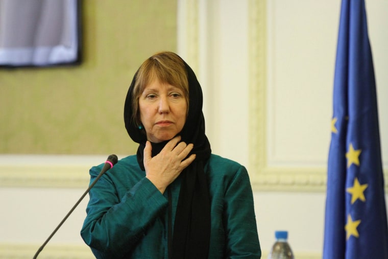 Image: Catherine Ashton in Tehran on March 9