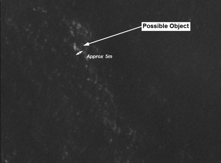 Image: Satellite image that may be associated with missing Malaysian Airlines Flight 370