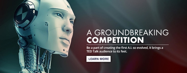 Image: the A.I. Xprize presented by TED competition