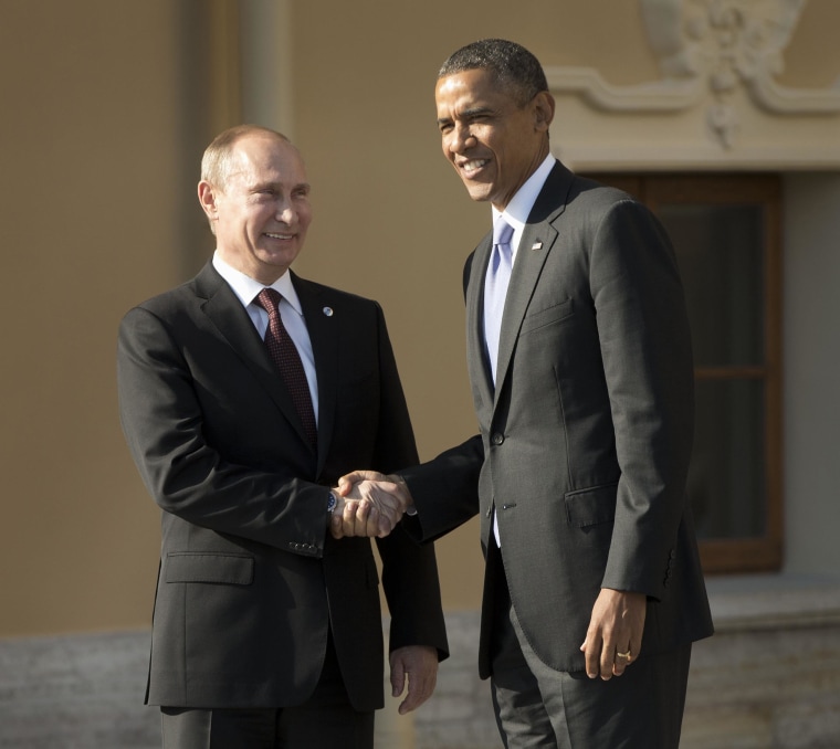 Image: Barack Obama, Vladimir Putin