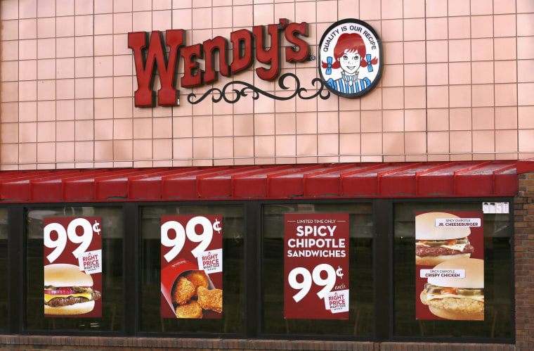 A Wendy's store is seen in Westminster, Colorado, on Feb. 27, 2014. 