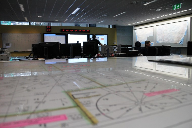 IMAGE: Australian command center for Flight 370 search operations