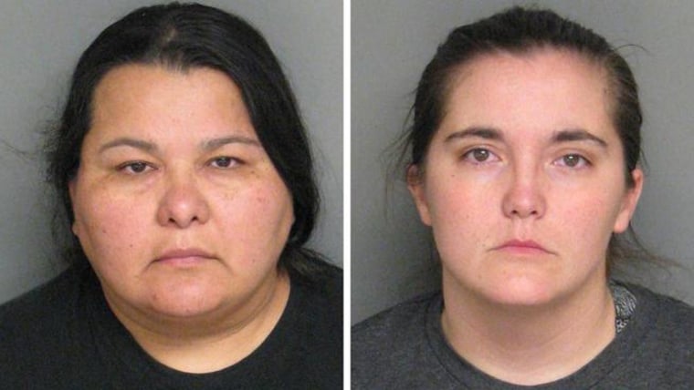 Christian Jessica Deanda (l.) and Eraca Dawn Craig were arrested for suspected child neglect, the Monterey County Sheriff’s Office in California said.