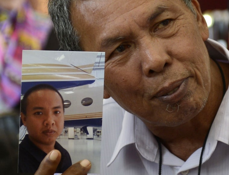 Image: Selamat Omar, father of flight engineer Mohd Khairul Amri Selamat, who was aboard Flight 370