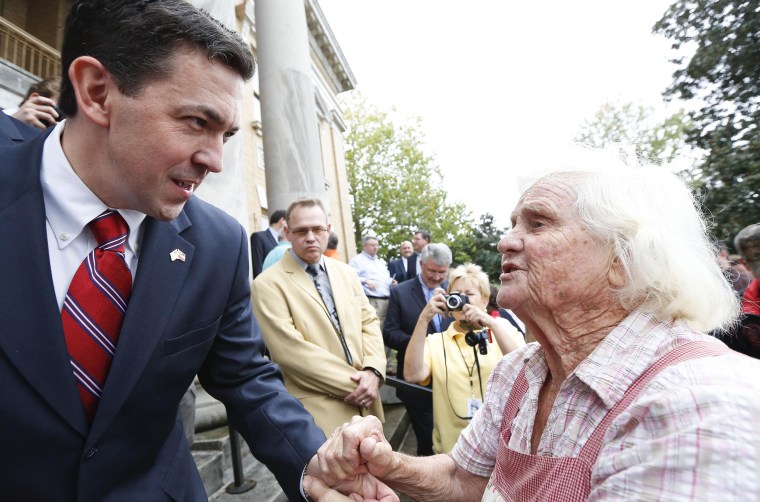 Image: Second-term state Sen. Chris McDaniel, R-Ellisville, left