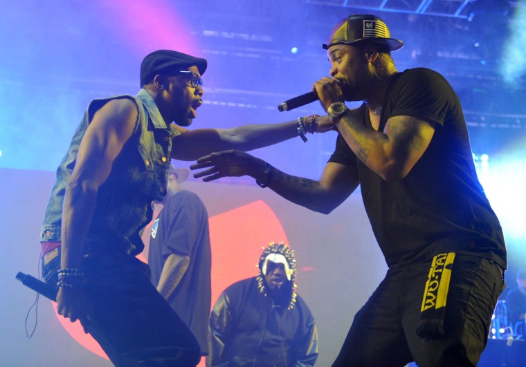 Image: Robert Fitzgerald Diggs, aka Rza, left, and Clifford Smith, aka Method Man, of Wu-Tang Clan perform at the second weekend of the 2013 Coachella Valley Music and Arts Festival