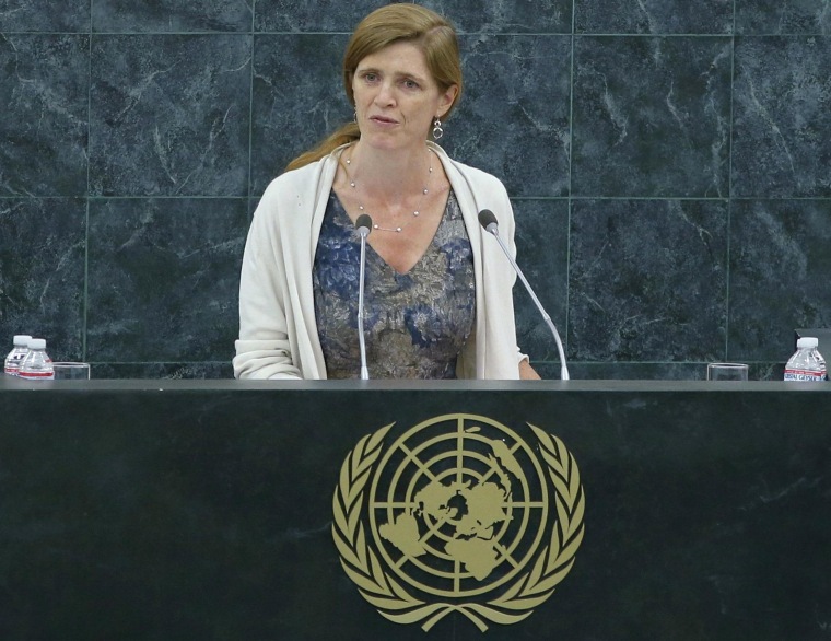 Image: U.S. Ambassador to the United Nations Samantha Power