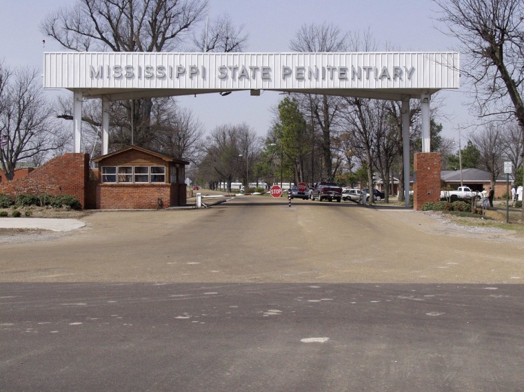 Image: Undated photo shows the entrance of the Mississippi State Penitentiary