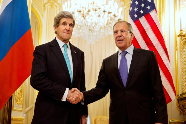 Image: John Kerry, Sergey Lavrov