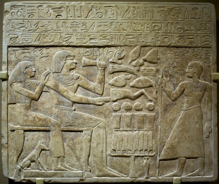 Image: A Stela of Intef and Senettekh