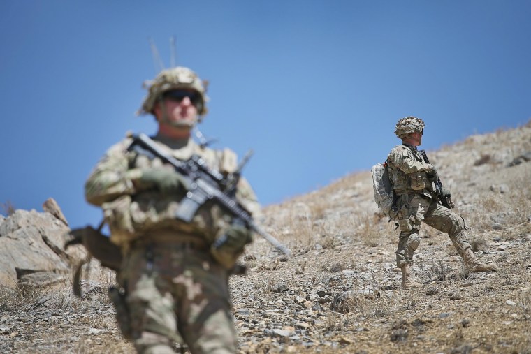 Image: U.S. Soldiers Continue Patrols Outside FOB Shank In Afghanistan