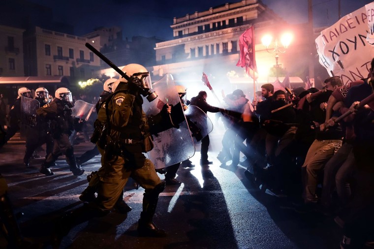 Image: GREECE-EU-EUROZONE-ECONOMY-FINANCE-POLITICS-PROTEST