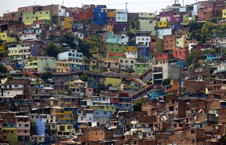 Image: A view of Comuna 13, one of the poorest areas of Medellin, Colombia