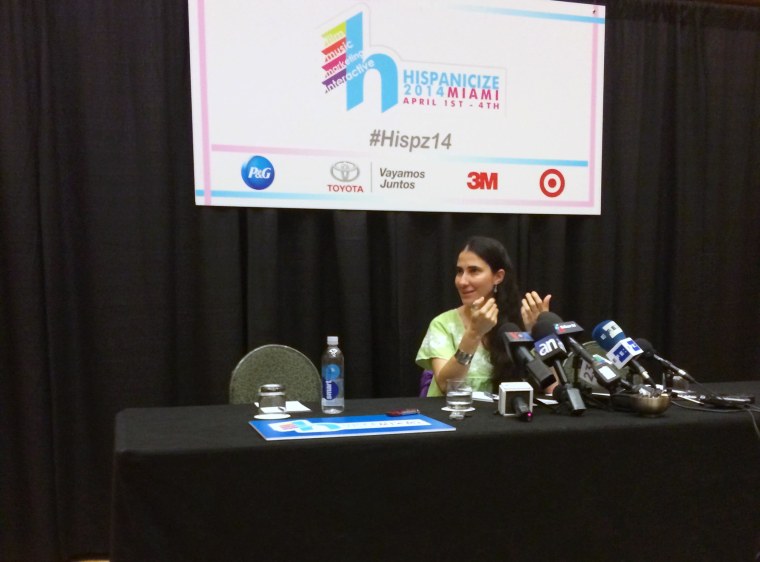 Image: Cuban blogger Yoani Sanchez traveled to Miami to attend Hispanicize 2014, where she received a Latinovator Award