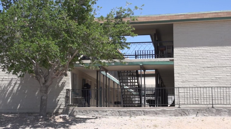 Image: The apartment complex in El Paso where Lopez once lived