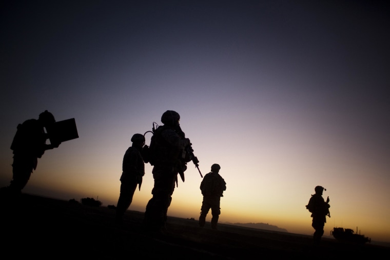 Image: U.S. soldiers patrol in Afghanistan