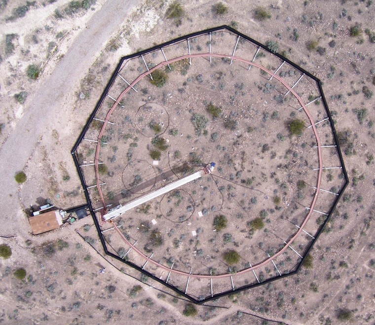 Image: Desert test plot