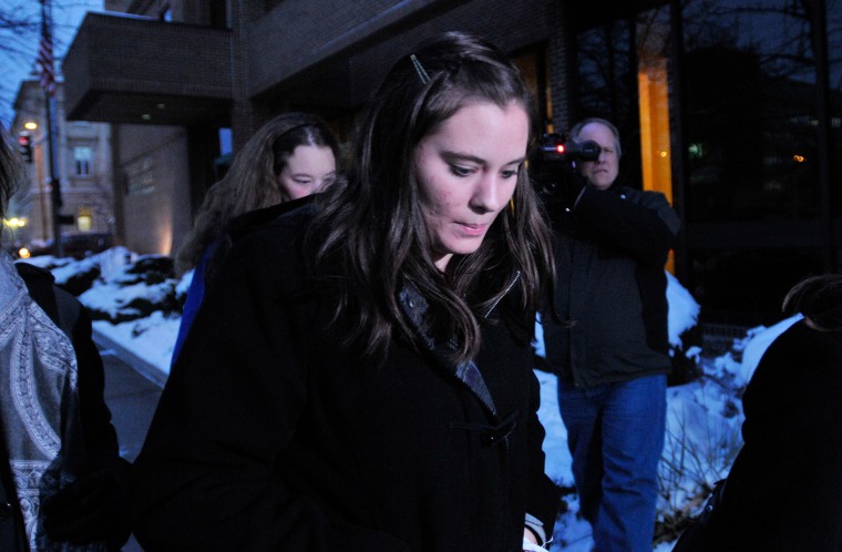 Image: Jordan Graham leaves U.S. District Court in Missoula, Mont., after a hearing in March.