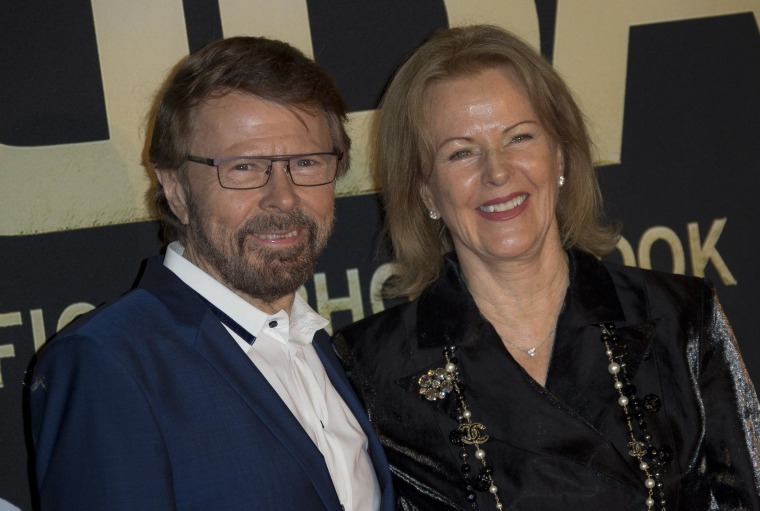 Image: Bjorn Ulvaeus and Anni-Frid Lyngstad