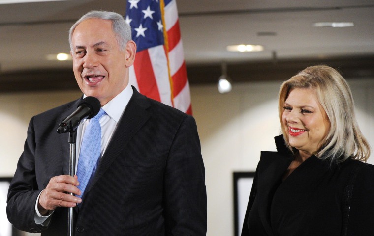Image: Israeli Prime Minister Benjamin Netanyahu and his wife Sara Netanyahu