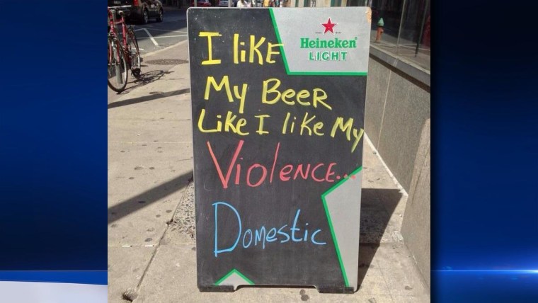 Image: Sign posted outside Bar-Ly in Philadelphia's Chinatown
