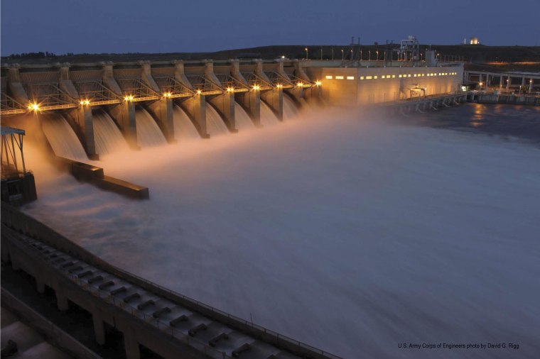 Image: Ice Harbor Lock and Dam on the Lower Snake River in Washington.