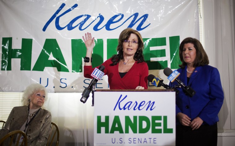 Image: Sarah Palin, Karen Handel