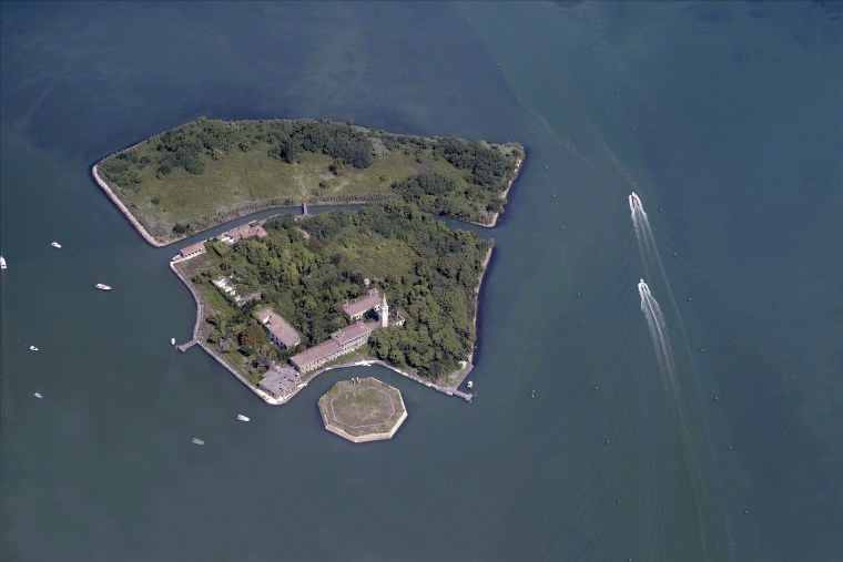 Image: Aerial View Of Isola di Poveglia, Venezia