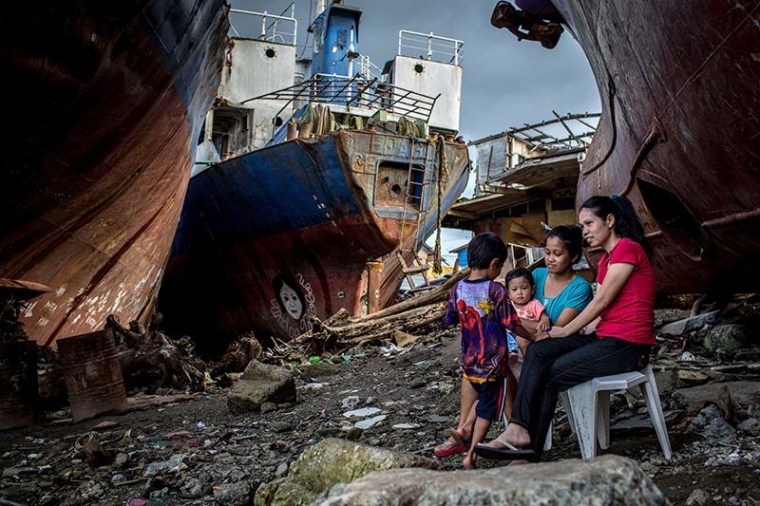 Image: Tacloban's Typhoon Survivors Continue To Rebuild During Holy Week