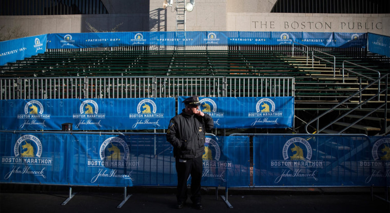 Image: Boston Prepares For First Running Of Marathon After 2013 Terror Bombings