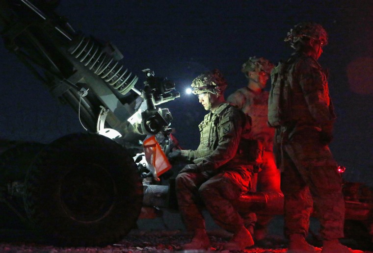 Image: U.S. Army Soldiers Fire Artillery Rounds in Afghanistan