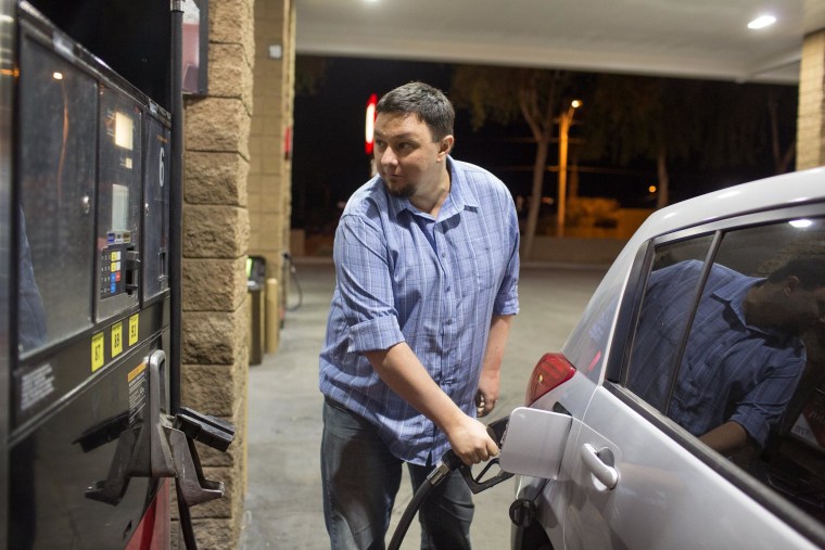 Gasoline prices are at their highest in a year as the Ukraine crisis has pushed up the price of crude oil.