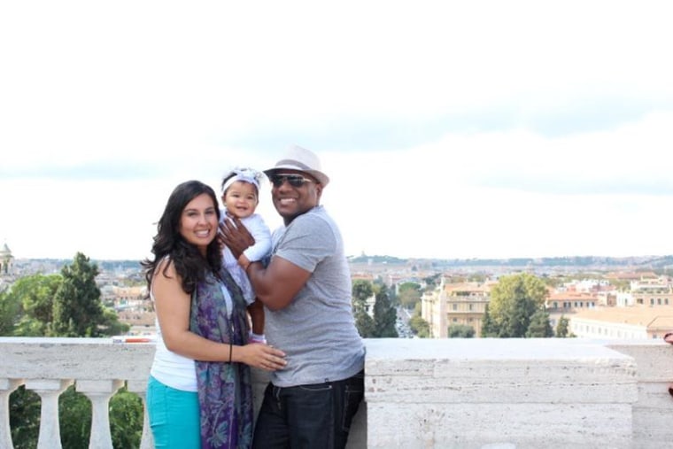 Image: "Making Hispanics" author and sociologist G. Cristina Mora with her husband and daughter.