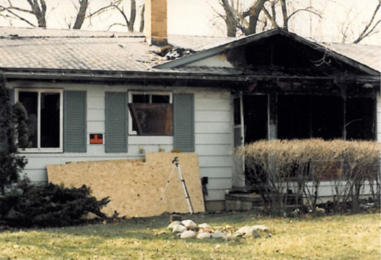Image: The Gavitt home after the fire