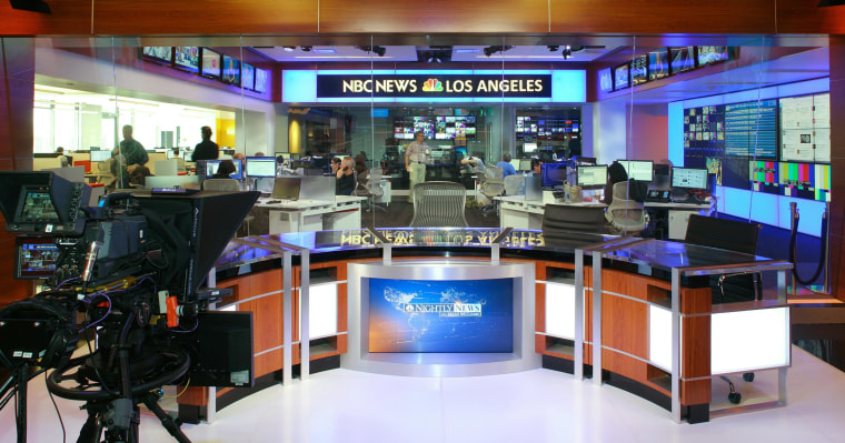 Image: The new NBC newsroom in Los Angeles