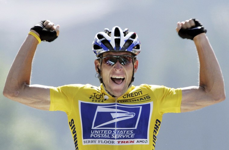Image: File photo of Lance Armstrong during the Tour de France