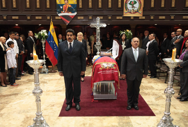 Image: Wake of Venezuelan former Director of Intelligence Eliezer Otaiza