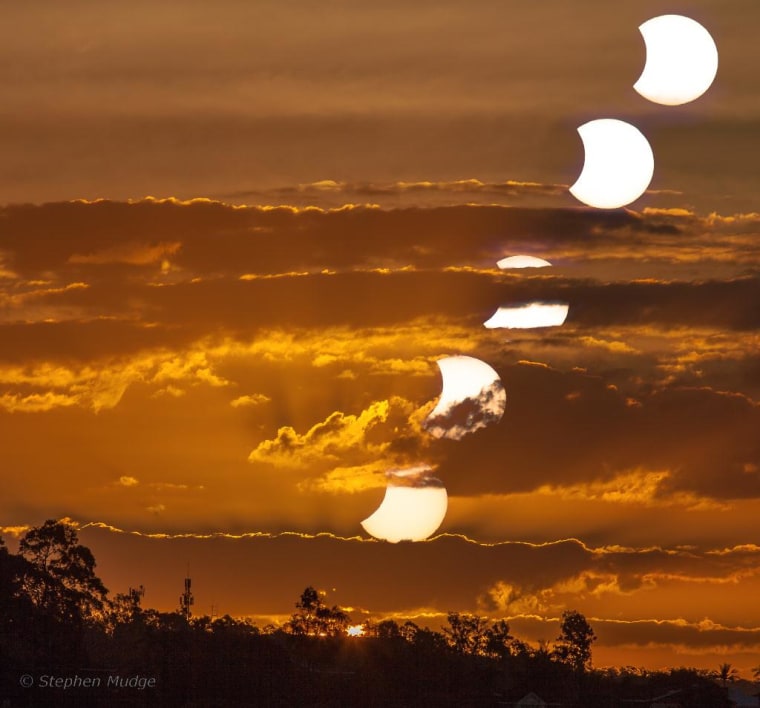 Image: Partial solar eclipse