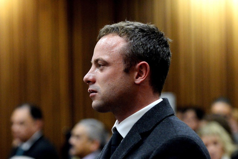 Image: Olympic and Paralympic track star Oscar Pistorius