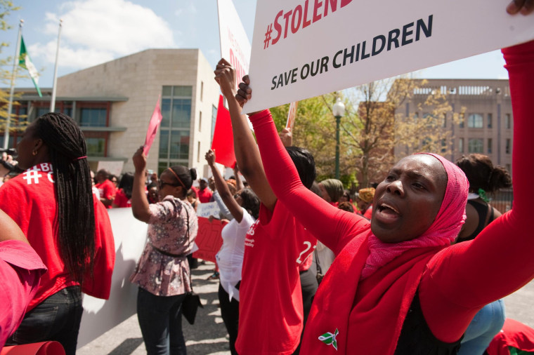 Image: Protesters Rally For Return Of Nigerian Girls