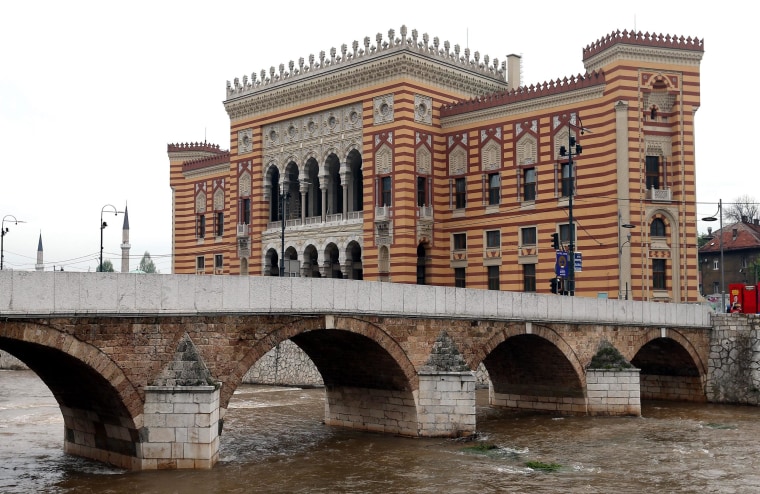 Image: The restored Vijecnica building