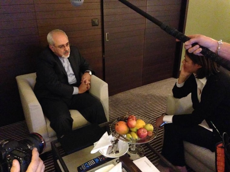 iran foreign minister Javad Zarif during the filming of 'Twitter Diplomacy.'