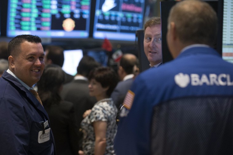 The New York Stock Exchange was all smiles on Monday as the Dow and the S&P 500 closed at record highs.